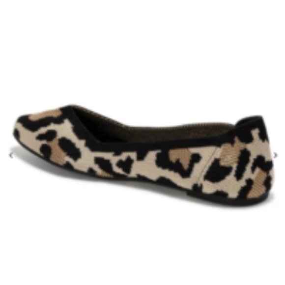Mia KERRI Women's Leopard Knit Pointed Toe Flats🆕📦⌚🏃🏻💨⚡🚚 - Picture 13 of 15